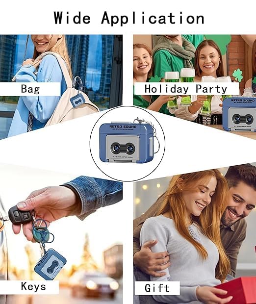 Retro Sound Keychain
